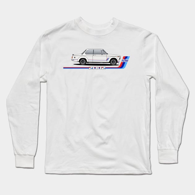 2002 Turbo Long Sleeve T-Shirt by AutomotiveArt